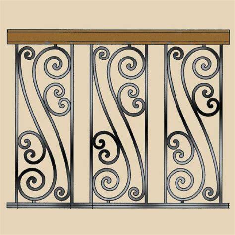 prefab decorative metal railings